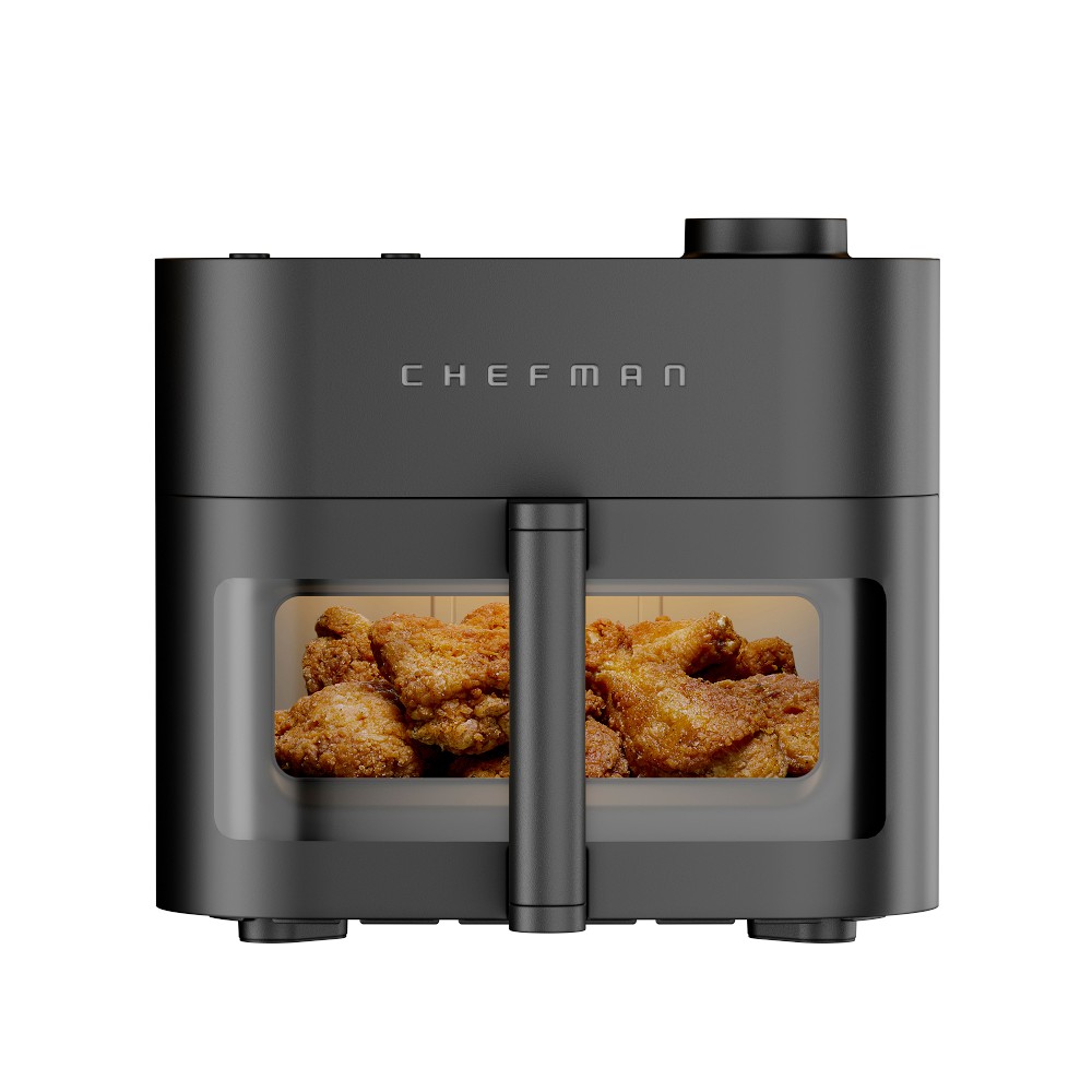 Chefman Crispinator Air Fryer, Black, 8-qt