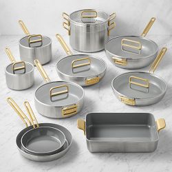 GreenPan™ Stanley Tucci™ Stainless-Steel Ceramic Nonstick 18-Piece Cookware Set