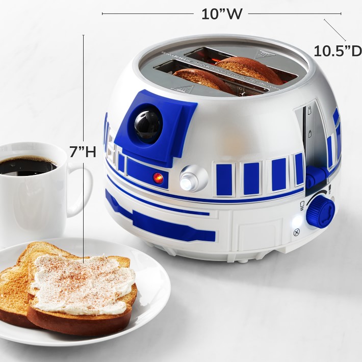 Star Wars R2D2 Toaster Williams Sonoma