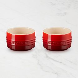 Le Creuset Stoneware Round Straight Wall Ramekin, Set of 2