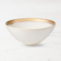 Brushed Gold Cereal Bowls, Set of 4