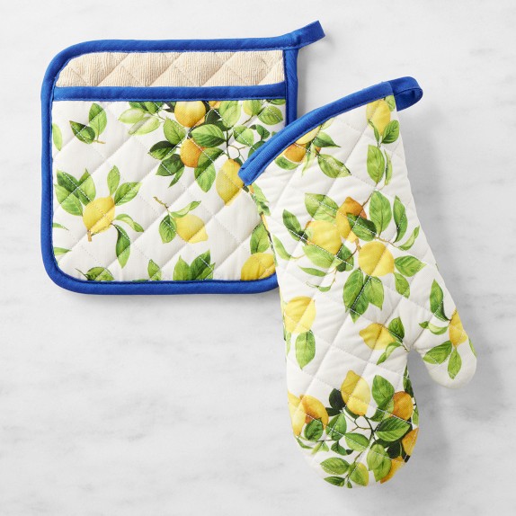 Limone Oven Mitt & Potholder Set