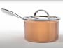 Video 3 for Williams Sonoma Signature Thermo-Clad&#8482; Copper Saucepan with Lid