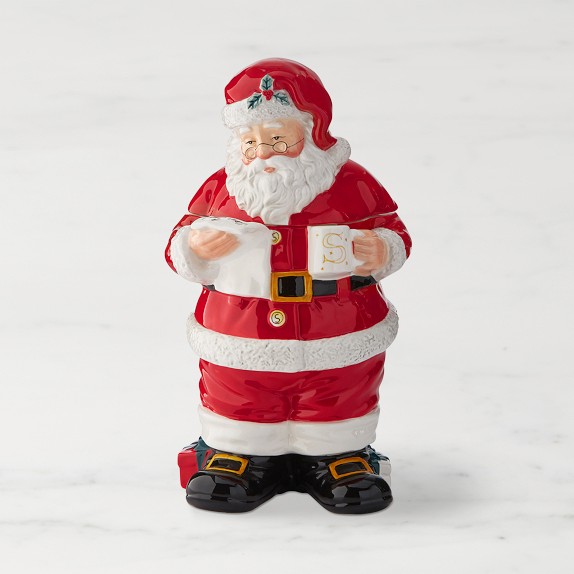 'Twas the Night Before Christmas Santa Cookie Jar