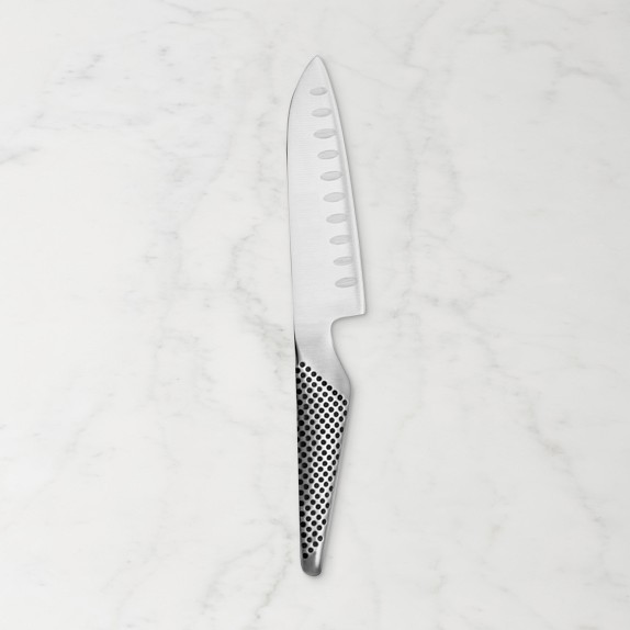Global Classic Hollow-Ground Santoku Knife, 5"