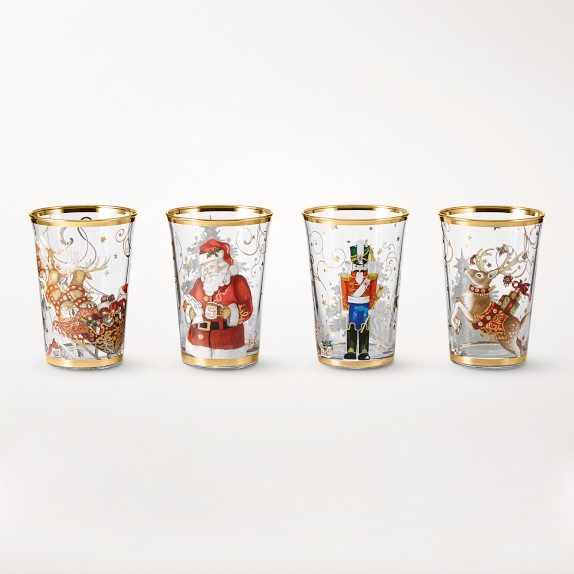 'Twas the Night Before Christmas Tumblers, 9-oz, Set of 4
