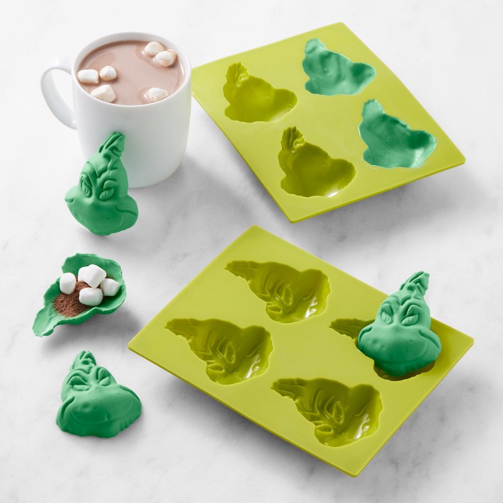 Williams Sonoma Grinch Hot Chocolate Mold | Williams Sonoma
