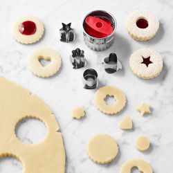 Williams Sonoma Linzer Cookie Cutters, Set of 4