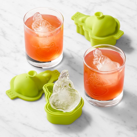 The Grinch™ Etched Glasses & Ice Mold Set