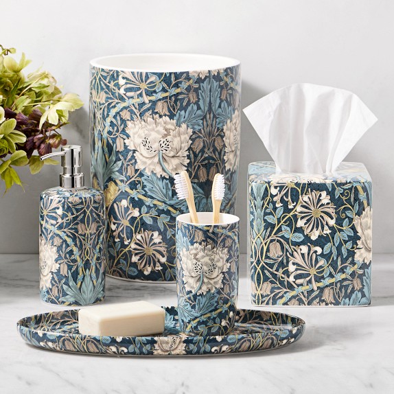 Morris & Co. x Williams Sonoma Home Honeysuckle Tulip Bath Collection