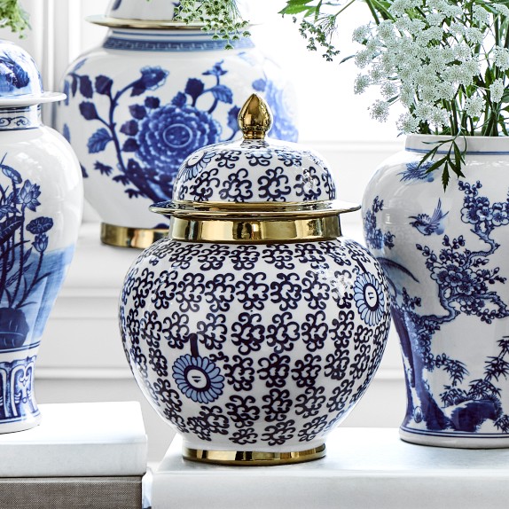 Ginger Jar with Gold Detail