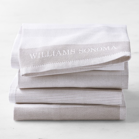 Williams Sonoma Logo Stripe Towels