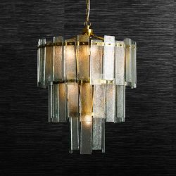 Conrad Texture Glass Chandelier