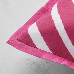 Painted Stripe Silk Pillow Cover