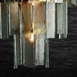 Conrad Texture Glass Chandelier