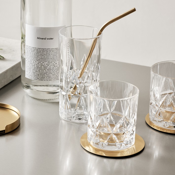 Orrefors Coupe Glasses, Set Of 4 - Clear Crystal, 7 Oz Capacity, Dishwasher Safe (Made In Germany)