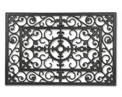 Fleur-de-lys Rubber Doormats and Stair Treads