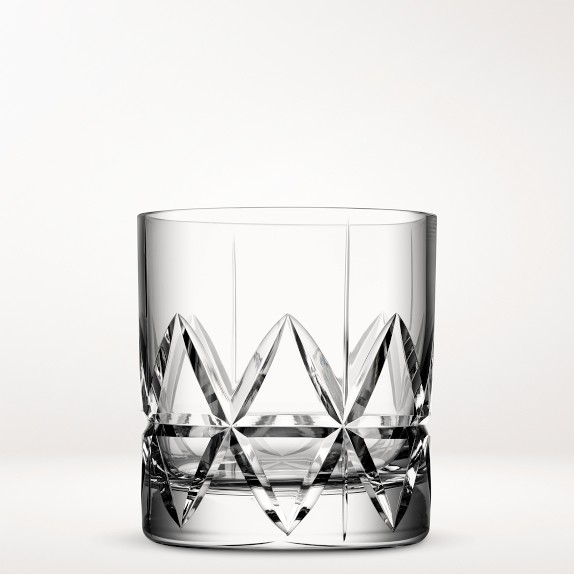 Orrefors Peak Double Old-Fashioned Glasses, Set of 4