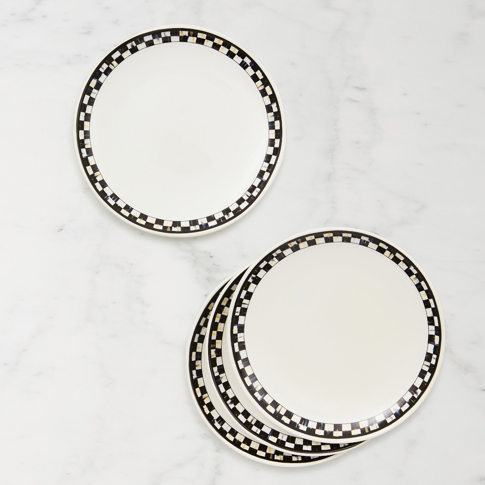 MacKenzie-Childs Everyday Stoneware Appetizer Plates 8