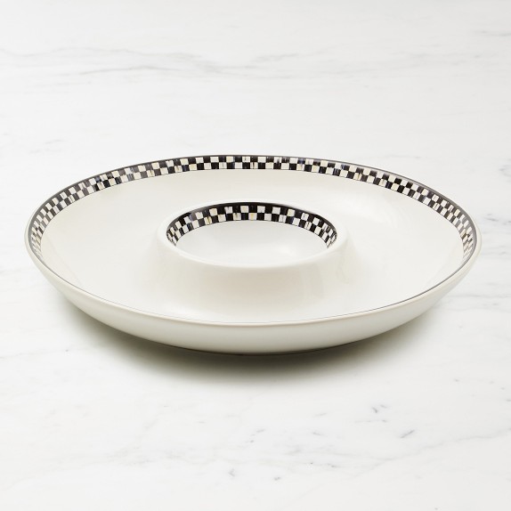 MacKenzie-Childs Everyday Stoneware Chip & Dip Tray