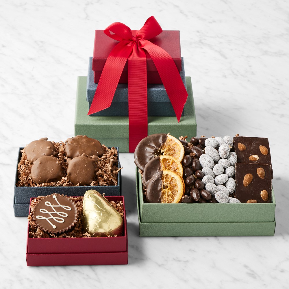 Manhattan Fruitier Chocolate Confections Gift Tower