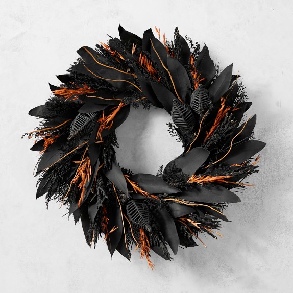 Phantom Jack Halloween Live Wreath, 20"