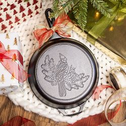 Lodge Seasoned Cast Iron Cardinal Skillet, 10 1/4&quot;