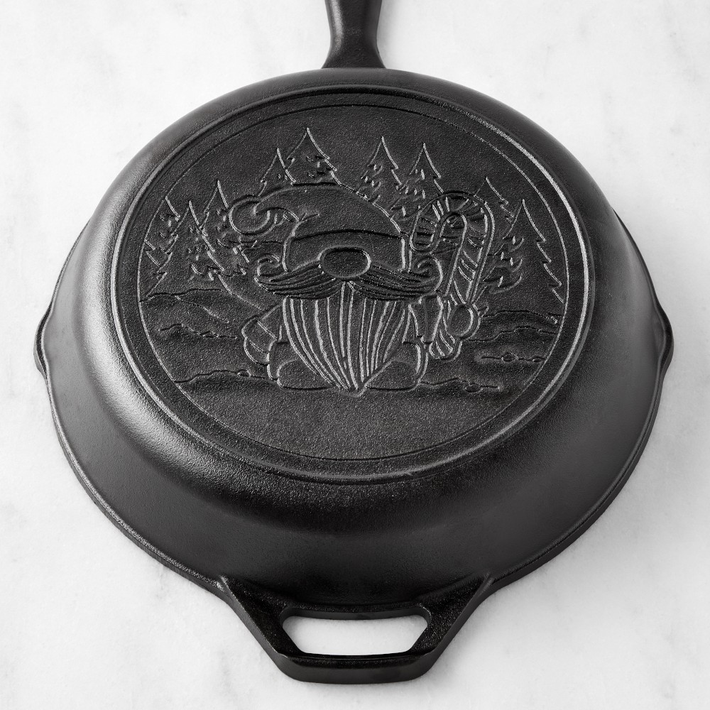 Lodge Seasoned Cast Iron Gnome Skillet, 10 1/4&quot;