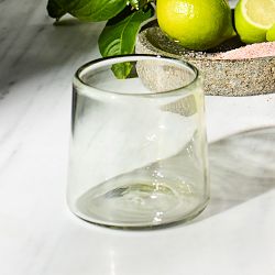 Recycled Glass Short Tumblers, 12-oz, Set of 4