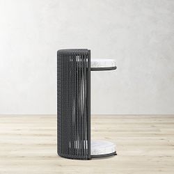 Bailey Outdoor 2-Tier Round Side Table (20")