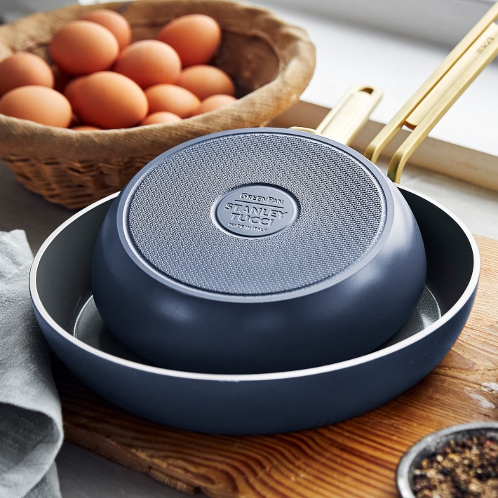 GreenPan Stanley Tucci Ceramic Nonstick Fry Pan Set 8