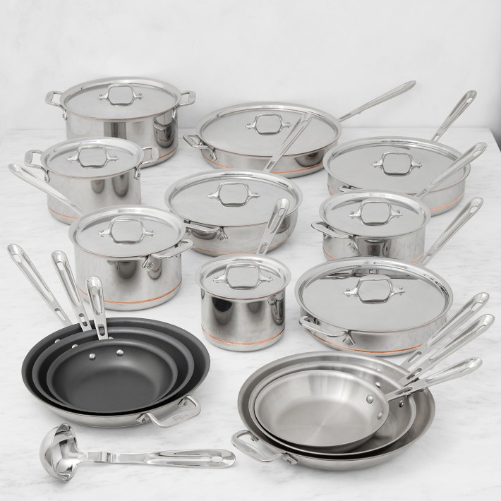 All-Clad Copper Core® 25-Piece Cookware Set | Williams Sonoma