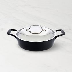 All-Clad Enameled Cast Iron Braiser with Trivet, 4-Qt.