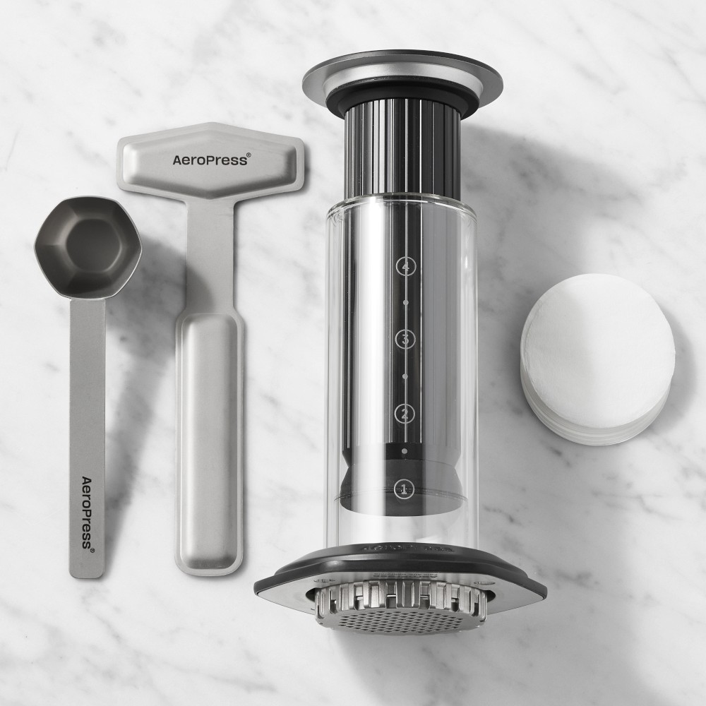 AeroPress Premium Glass Coffee Press - Matte Black