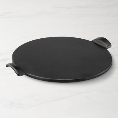 Emile Henry French Ceramic Pizza Stone, 14", Black