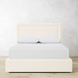 Irving Nontufted Upholstered Storage Bed &amp; Headboard with Welt