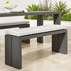 Larnaca Outdoor Metal Dining Bench (46&quot;-65&quot;)