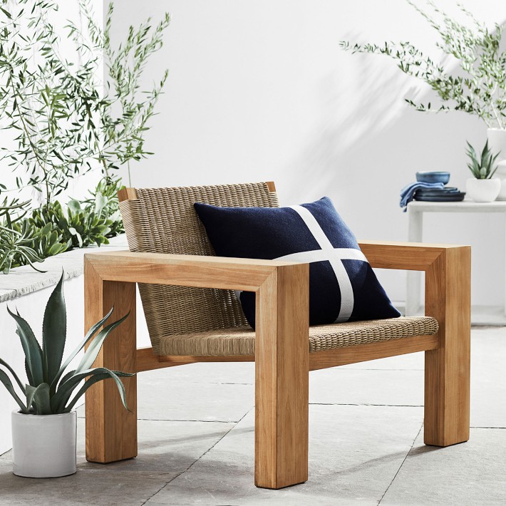Larnaca Teak x All-Weather Weave Club Chair | Patio Furniture