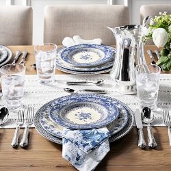 English Floral Geo Chargers