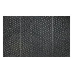 WaterHog Luxe in Vein Doormat, Graphite Single Door