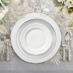 Pillivuyt Eclectique Porcelain Salad Plates, Set of 4