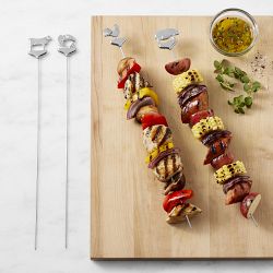 Williams Sonoma Stainless-Steel Animal Deco Skewers, Set of 4