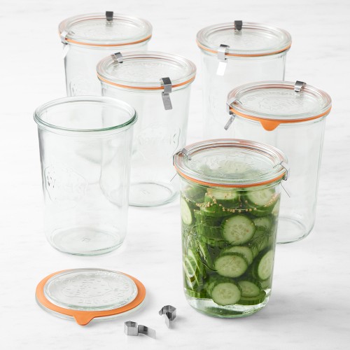 Weck Mold Jars, Set of 6, 28.7 Oz.