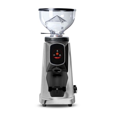 Fiorenzato AllGround Sense All-Purpose Home Coffee Grinder, Bright Silver