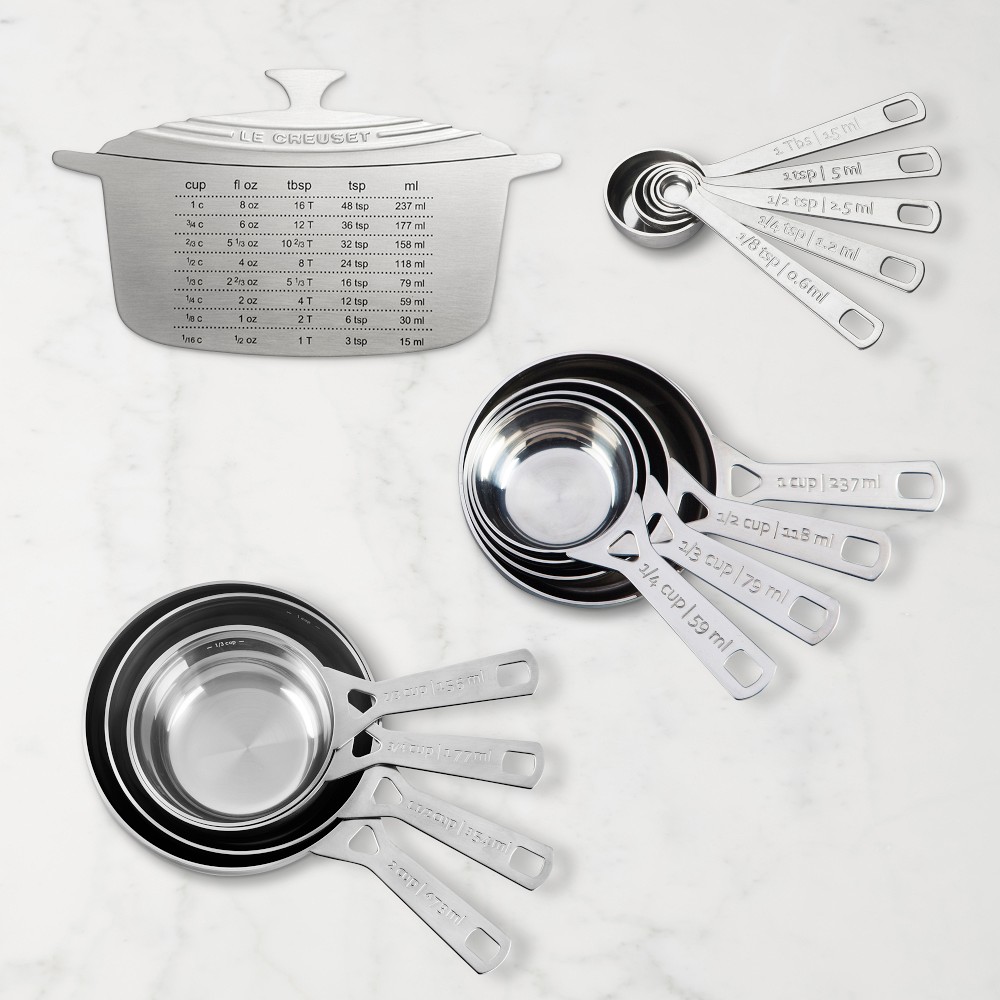 Le Creuset 14-Piece Measuring Set, Stainless Steel - Stainless Steel