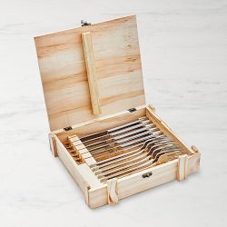 Zwilling Stainless-Steel 12-Piece Steak Knife and Fork Dinner Set