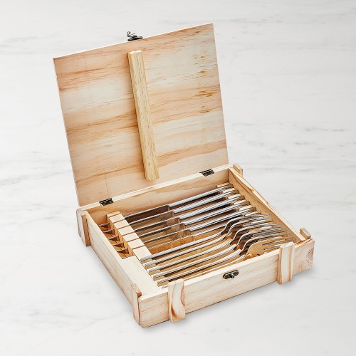 Zwilling Stainless-Steel 12-Piece Steak Knife and Fork Dinner Set