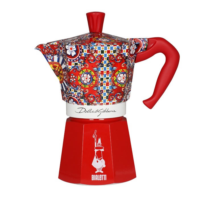 Bialetti Moka Dolce Gabbana Stovetop Espresso Maker, Carretto