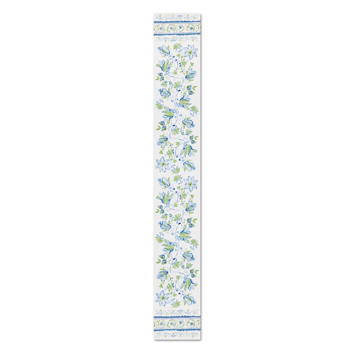 Painted Vine Table Runner - Elegant Summer Design | Williams Sonoma