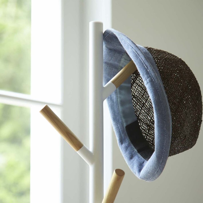 Yamazaki Home Plain Coat Rack, 6 Pegs | Williams Sonoma